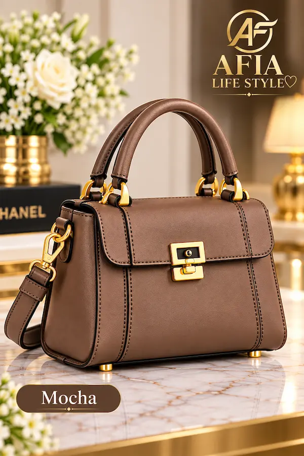 AFIA PREMIUM HANDBAG For Women (MOCHA)