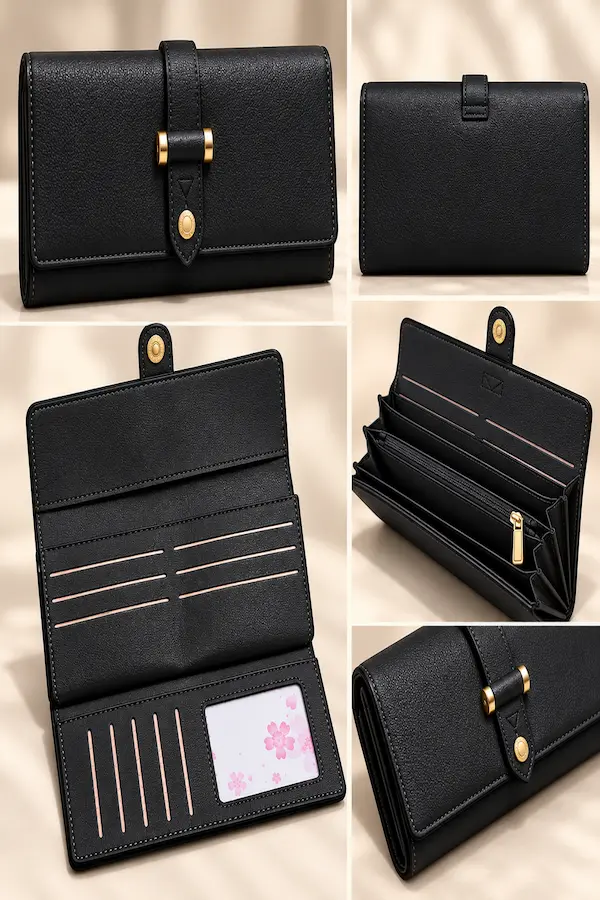 BLACK WOMEN’S WALLET