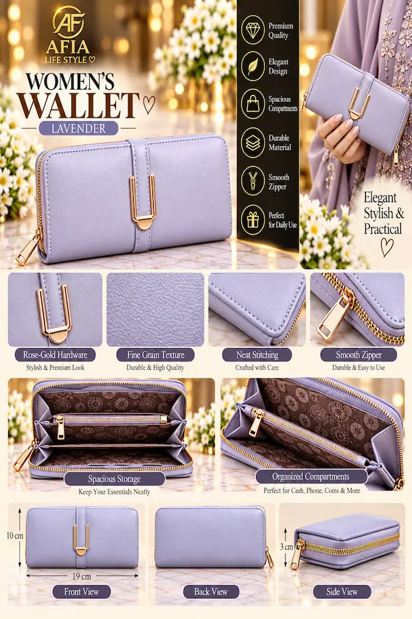 LAVENDER WOMEN’S WALLET
