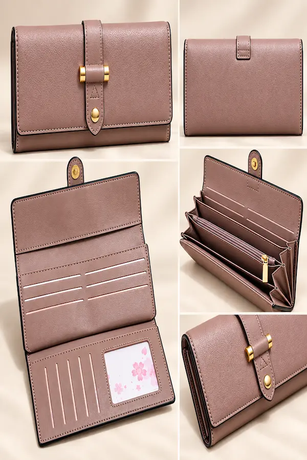 MAUVE PINK WOMEN’S WALLET