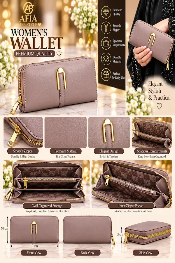 PREMIUM MAUVE WOMEN’S WALLET