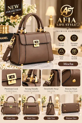 AFIA PREMIUM HANDBAG For Women (MOCHA)