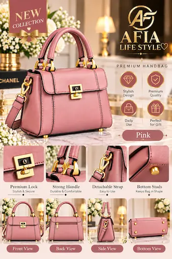 AFIA PREMIUM HANDBAG For Women (Pink)