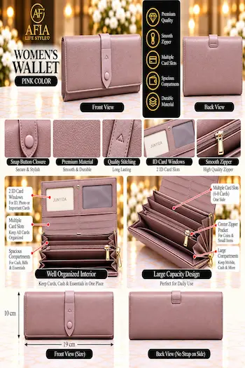 DUSTY PINK WOMEN’S WALLET