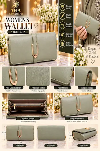 GREY WOMEN’S WALLET
