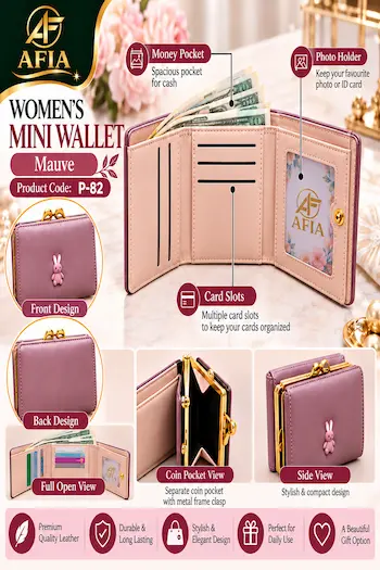 MAUVE WOMEN’S MINI WALLET