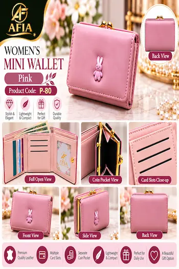 PINK WOMEN’S MINI WALLET